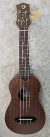 Luna Guitars Luna UKE HONU Turtle Soprano Size Mahogany Ukulele with Gig Bag