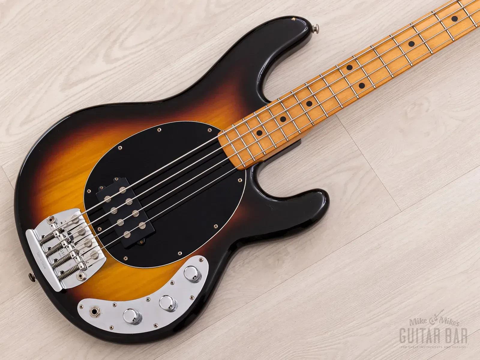 1979 Music Man StingRay Vintage Bass Guitar Sunburst, Near-Mint w/ Case