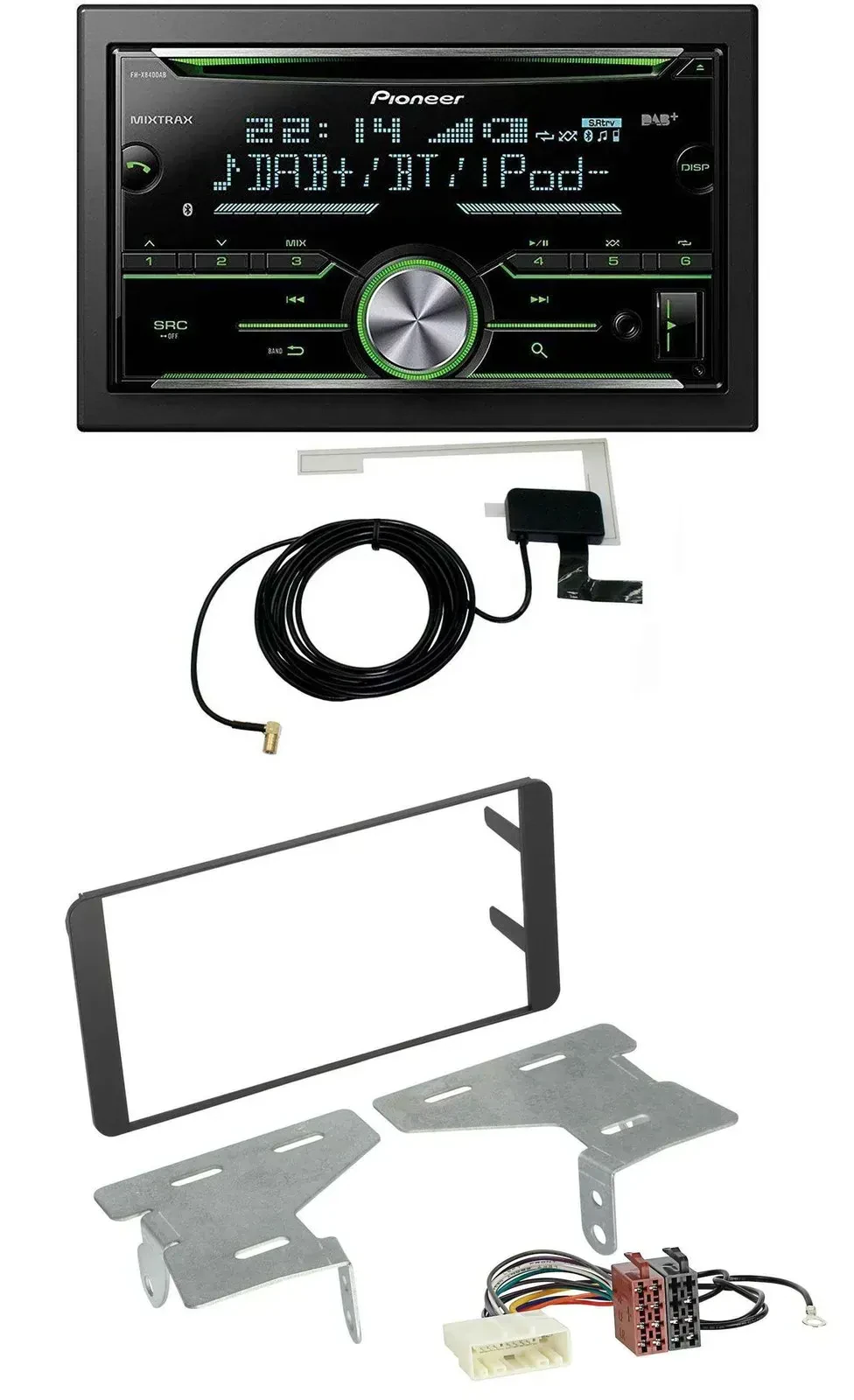 Автомагнитола для Subaru BRZ Pioneer 2DIN, CD, USB, MP3, Bluetooth, DAB
