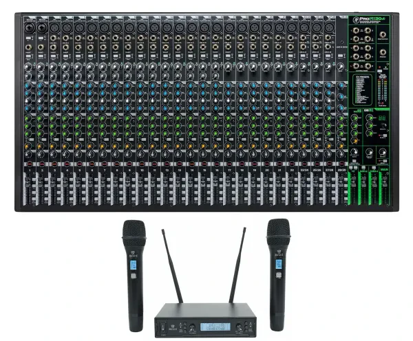 Mackie ProFX30v3 30 Channel 4-Bus Effects Mixer w/USB+Wireless Mics ProFX30 v3