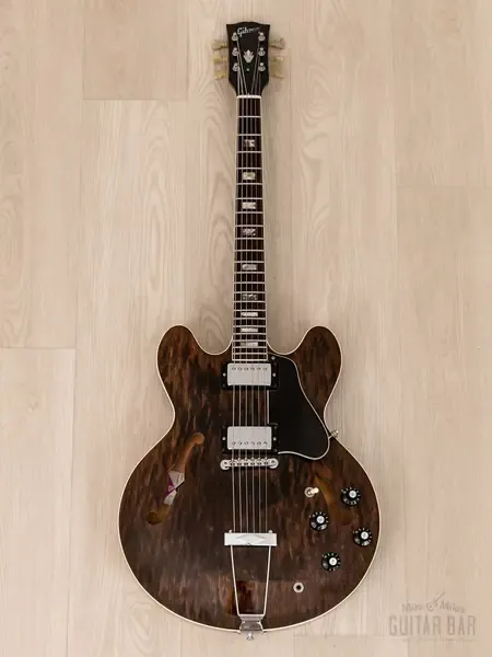 Электрогитара полуакустическая Gibson ES-335 TDW HH Walnut w/case USA 1973