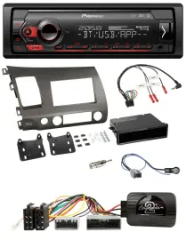 Pioneer Lenkrad USB DAB Bluetooth Autoradio für Honda Civic Hybrid 2006-2010 ant