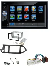 Blaupunkt SD Bluetooth 2DIN MP3 USB AUX Autoradio für Kia Picanto ab 11 Start-St