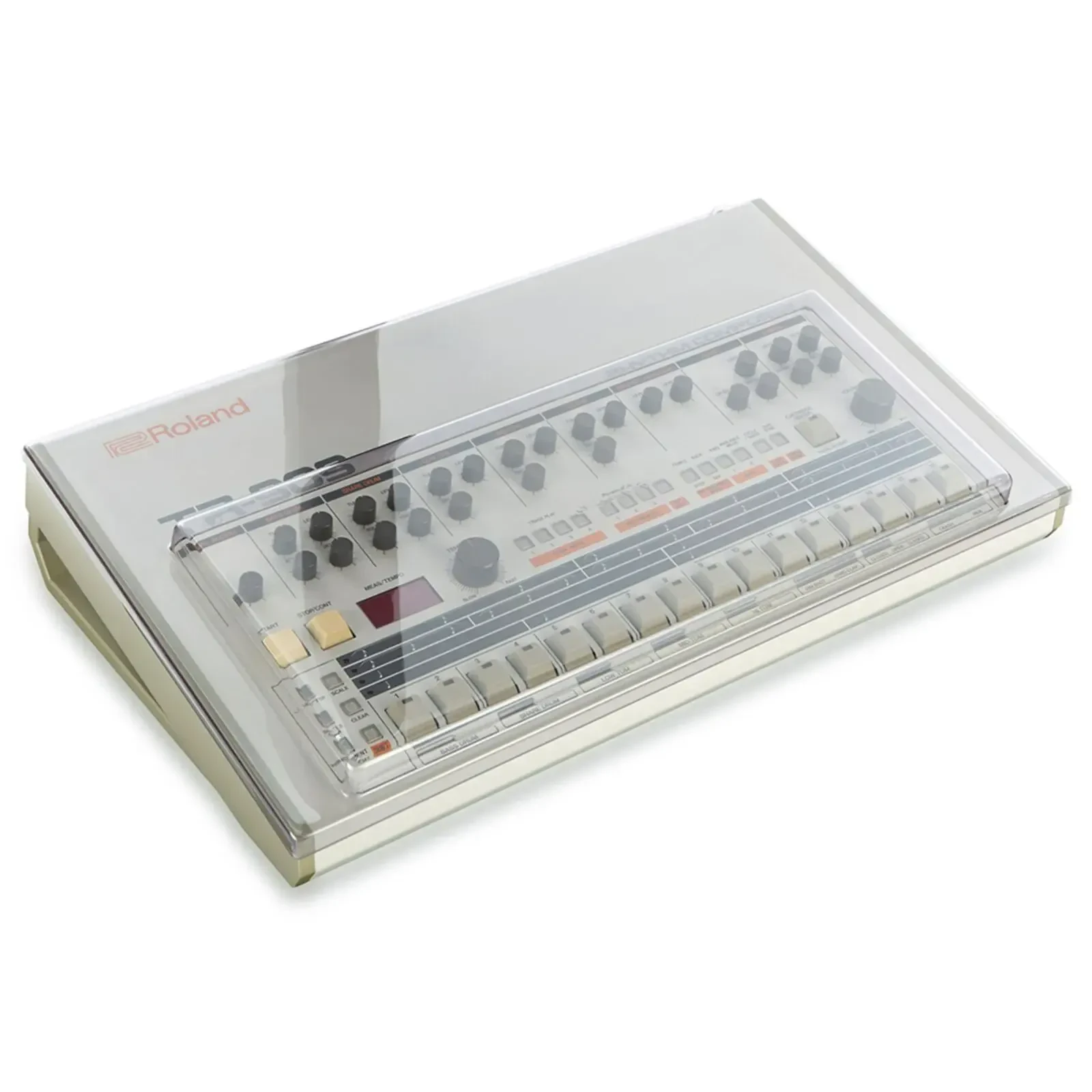 Защитная крышка для музыкального оборудования Decksaver Roland TR-909 Transparent