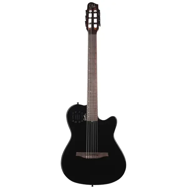 Электроакустическая гитара Godin Multiac Mundial Thinline Cedar Top Onyx Black