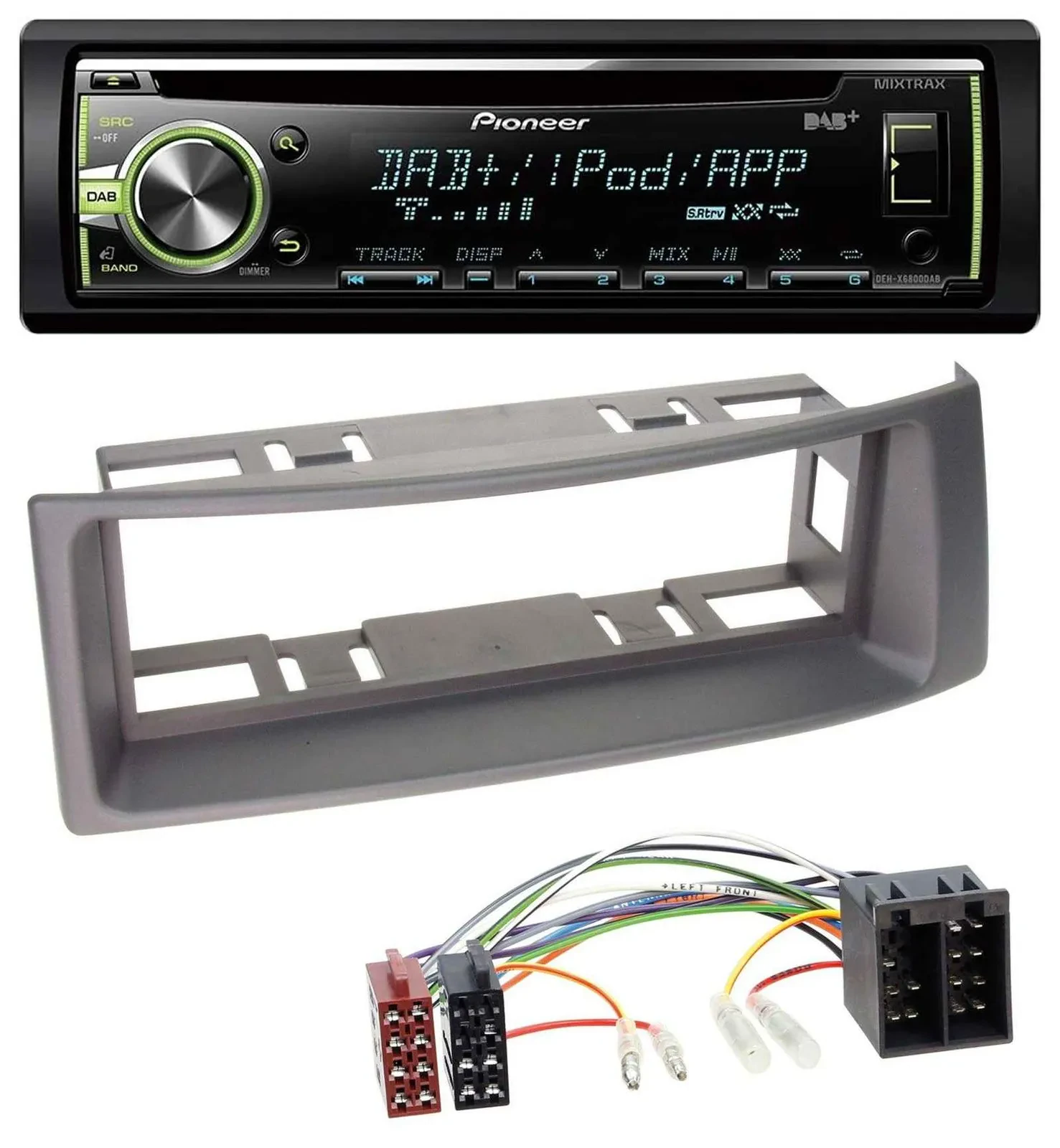 Pioneer DAB USB MP3 AUX CD Autoradio für Renault Megane Scenic Classic Cabrio Gr