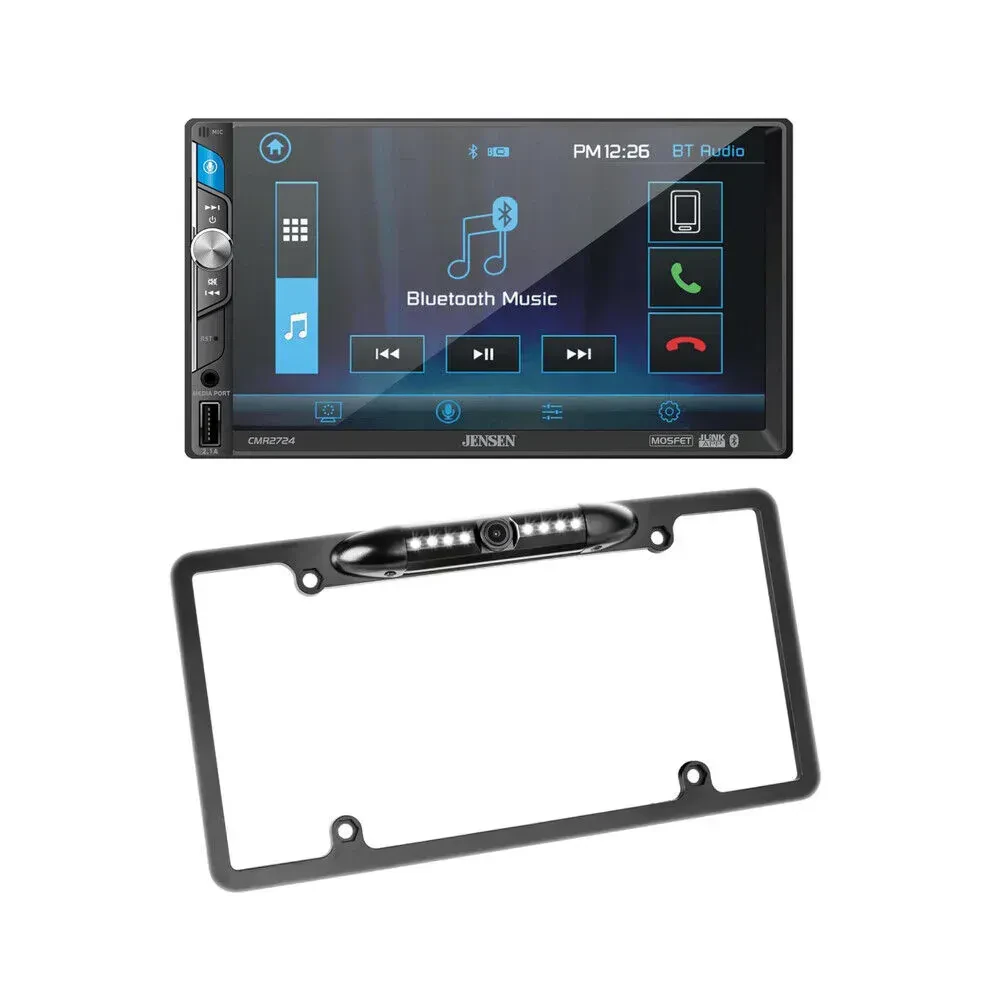Jensen CMR2724 Digital Multimedia Receiver + License Plate Camera