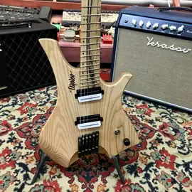Электрогитара Ukolov Guitars Tanto MS-6 HH Ash Natural Russia 2022