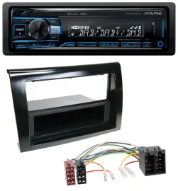 Alpine USB Bluetooth DAB MP3 Autoradio für Fiat Bravo (ab 2007)