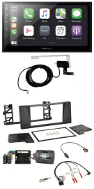 Pioneer USB Lenkrad 2DIN Bluetooth DAB Autoradio für BMW 5er E39 01-03 Quadlock