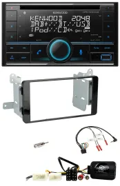 Kenwood CD 2DIN DAB USB Lenkrad Bluetooth Autoradio für Mitsubishi L200 ab 10/20