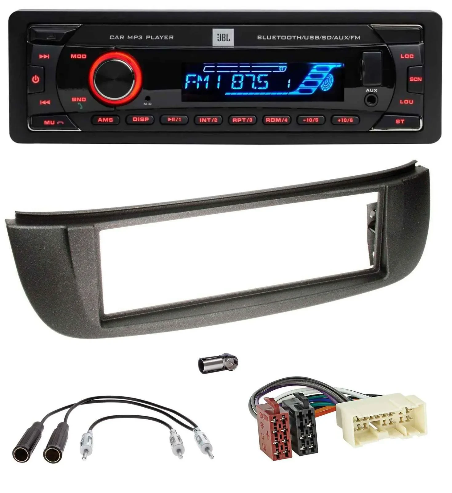 JBL AUX MP3 USB Bluetooth SD Autoradio für Nissan Almera Tino (2001-2004)