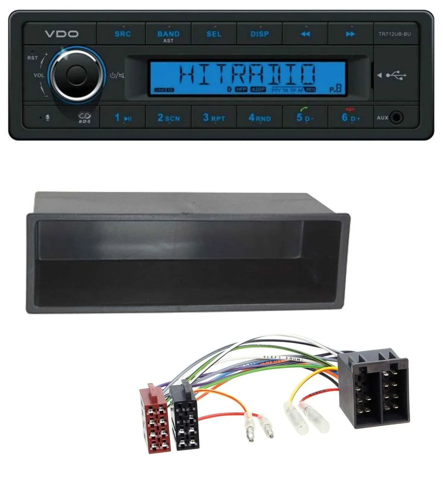 VDO Bluetooth AUX USB MP3 Autoradio für Mercedes A-Klasse M-Klasse Vaneo VW Pass
