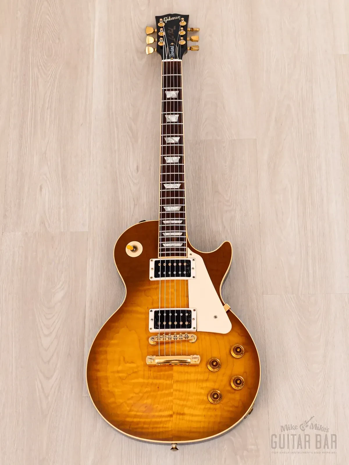 Электрогитара Gibson Jimmy Page Les Paul Standard HH Light Honey Burst w/case USA 1996