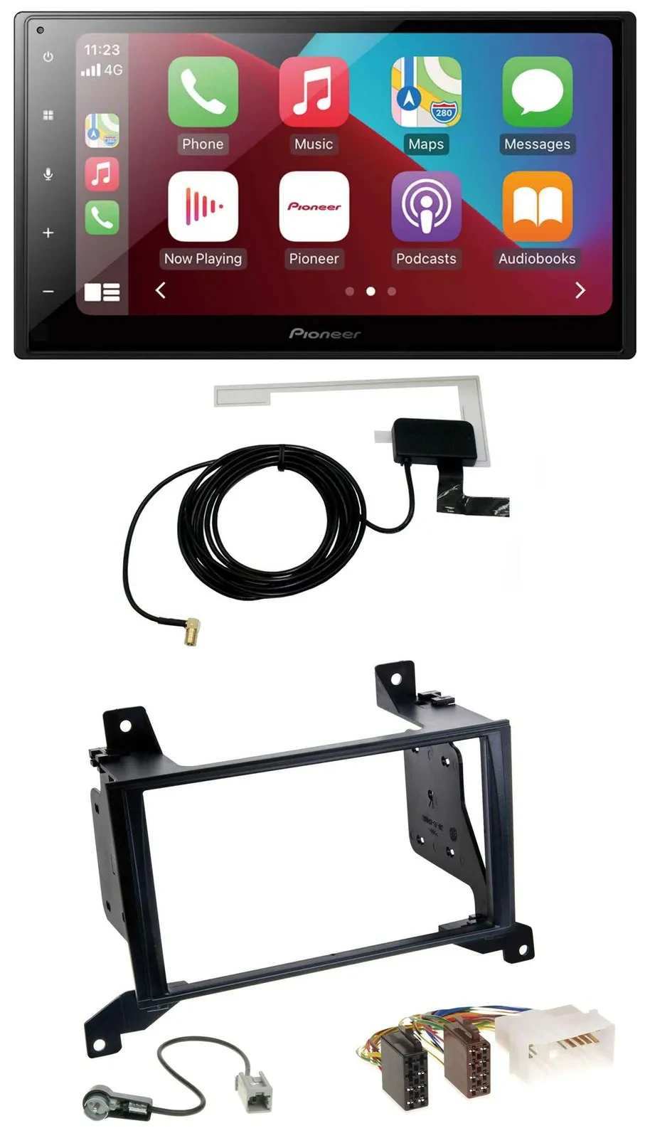 Pioneer USB Bluetooth DAB MP3 2DIN Autoradio für Hyundai Santa Fe CM 09-12