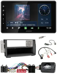 Kenwood Lenkrad Bluetooth USB DAB Autoradio für Kia Venga (2010-2019)
