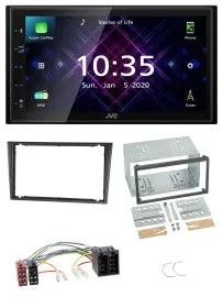 JVC DAB 2DIN MP3 Bluetooth USB Autoradio für Opel Combo C Corsa C Tigra Meriva 0