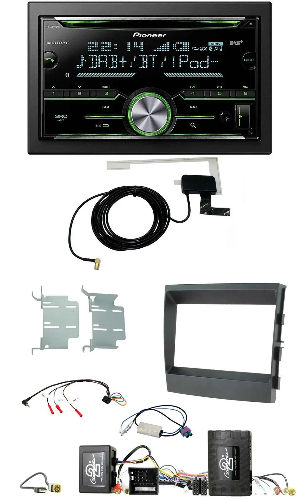 Автомагнитола для Porsche Panamera Pioneer 2DIN CD/USB Bluetooth DAB