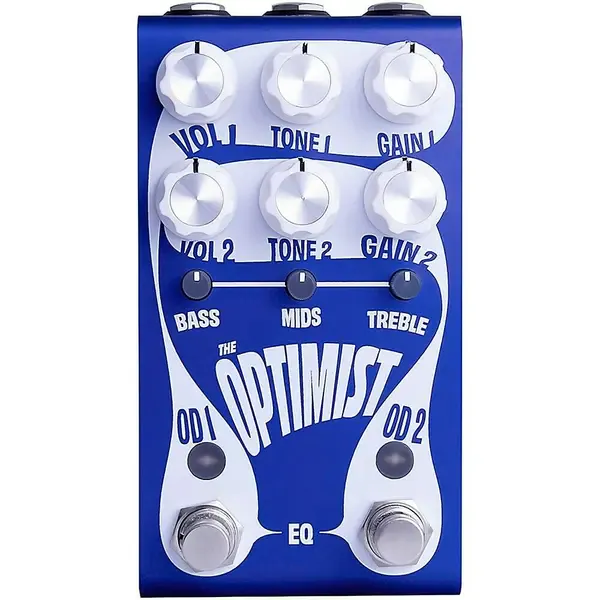 Педаль эффектов для электрогитары Jackson Audio The Optimist Warp Edition Cory Wong Overdrive/EQ Effects Pedal Blue