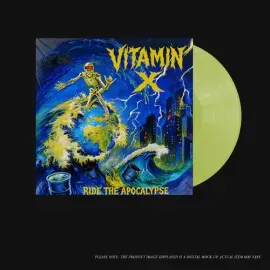 Виниловая пластинка Vitamin X - Ride The Apocalypse [New Vinyl LP] Clear Vinyl, Lime, Ltd Ed