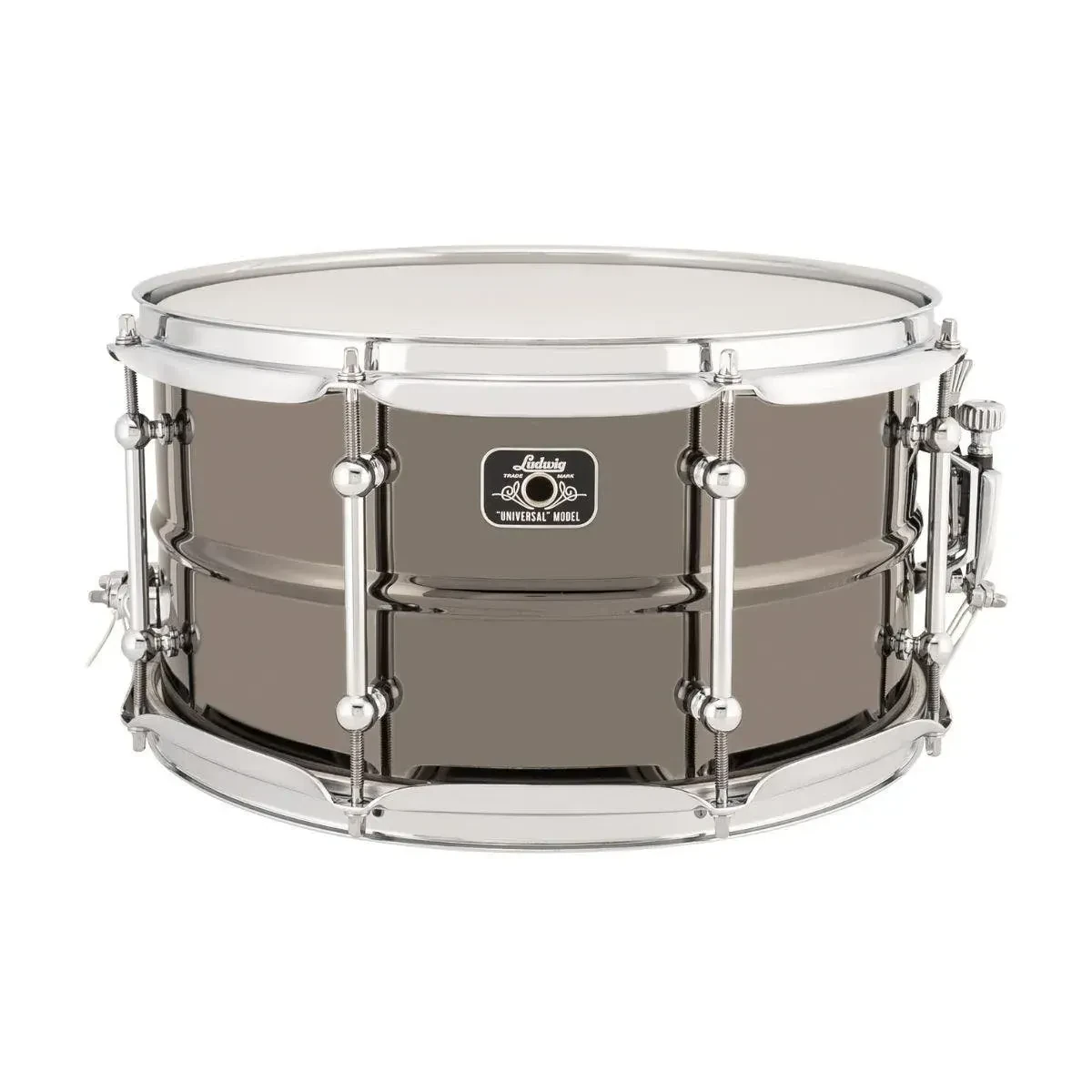 Малый барабан Ludwig Universal Brass 13x7 Black Nickel