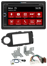 Blaupunkt Bluetooth DAB 2DIN USB DVD MP3 Autoradio für Toyota Yaris 11-20 schwar