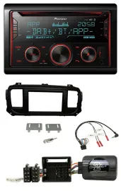 Pioneer 2DIN DAB Lenkrad Bluetooth USB CD Autoradio für Toyota Proace Citroen Ju
