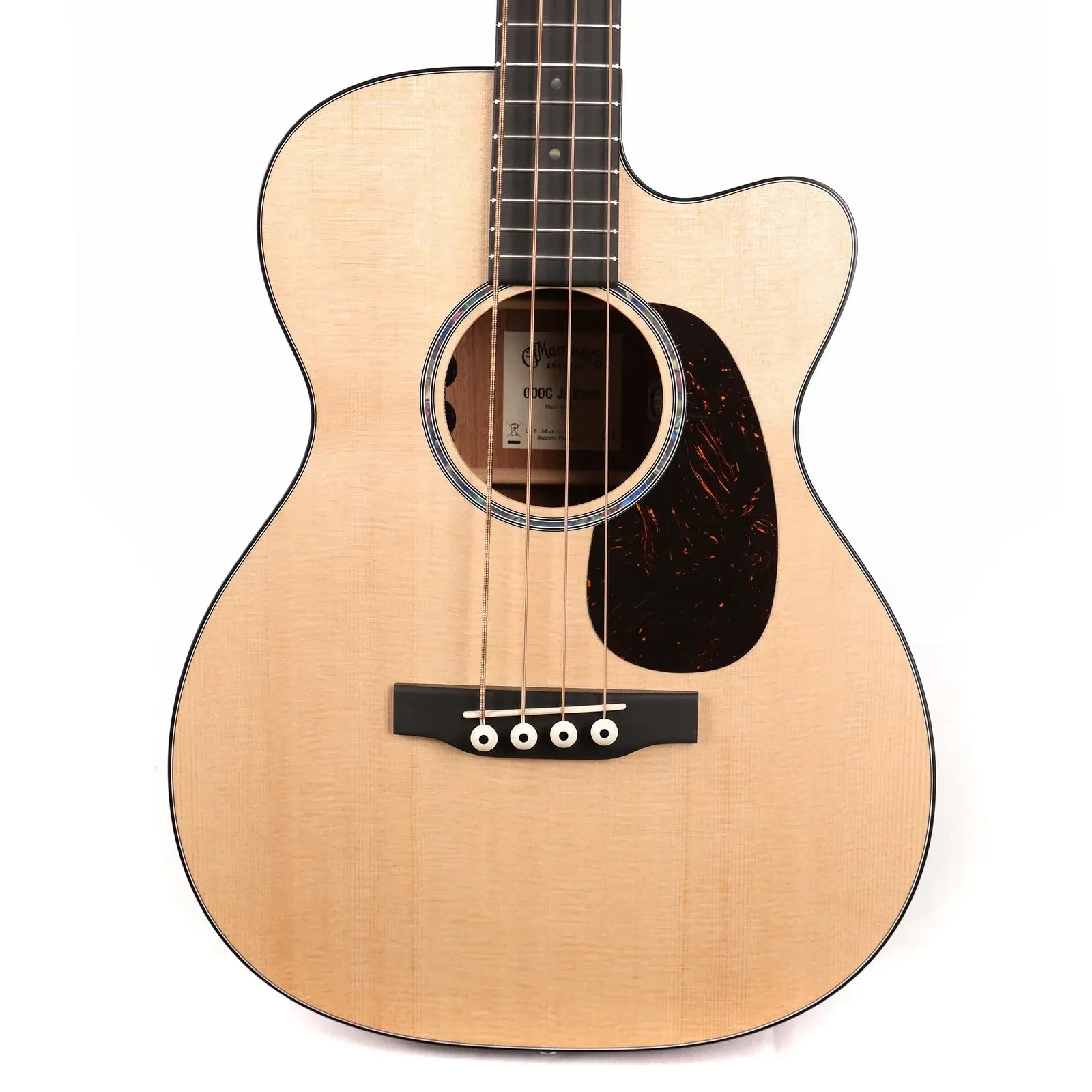 Электроакустическая бас-гитара Martin Guitars 000C Jr E Bass 4-String 24.9" Natural