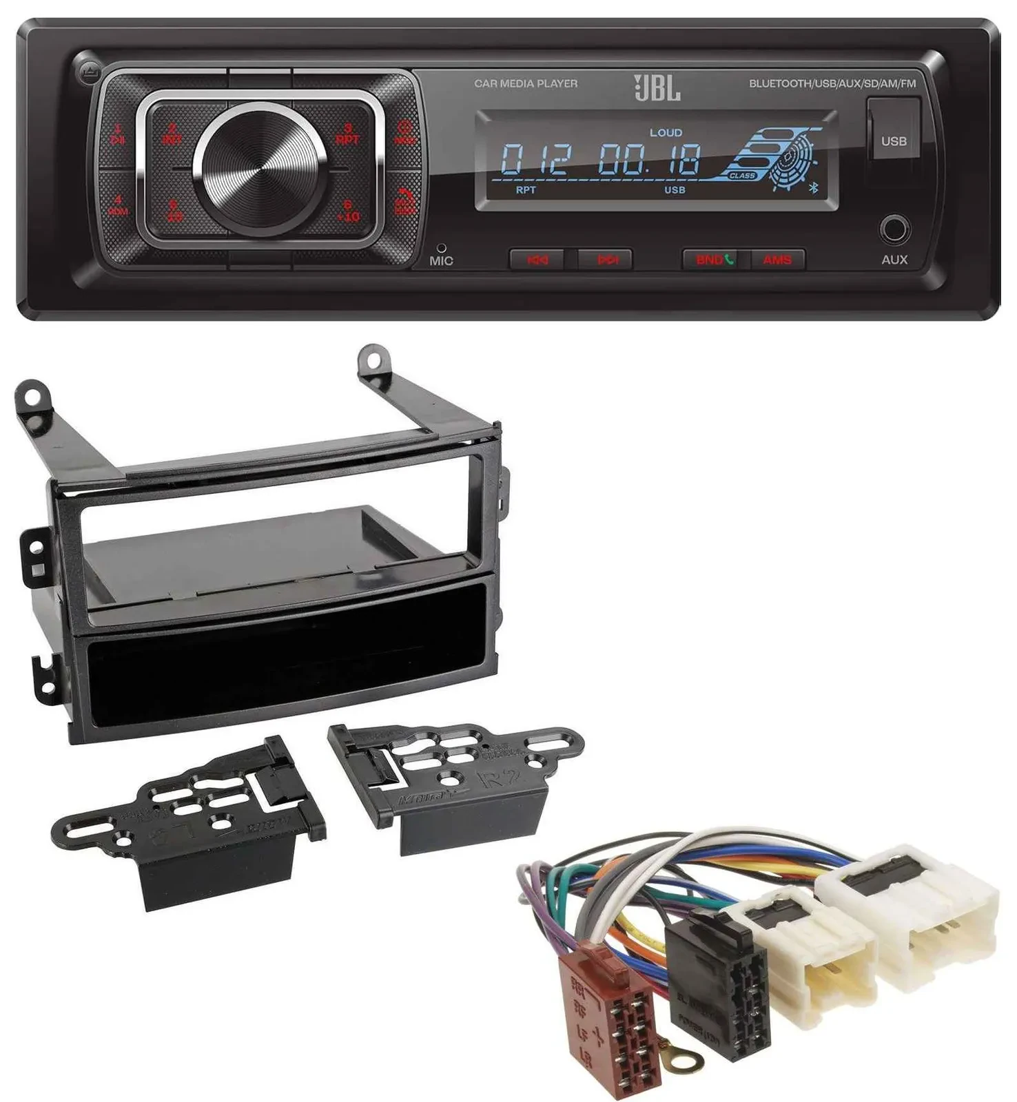 JBL SD AUX MP3 USB Bluetooth Autoradio für Nissan 350Z Roadster 2003-2005