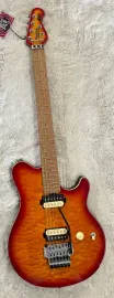Sterling by Music Man Axis AX50 Quilted Maple Electric Guitar, Lava Burst