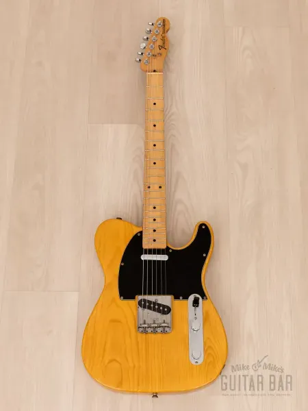 Электрогитара Fender Telecaster 1972 Vintage Reissue TL72-55 SS Butterscotch w/gigbag Japan 1987