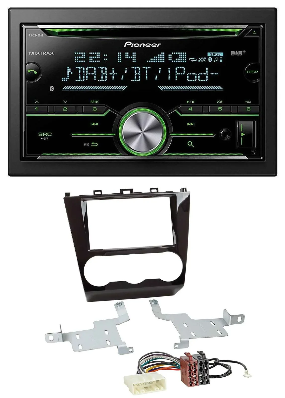 Pioneer Bluetooth MP3 DAB 2DIN USB CD Autoradio für Subaru Forester ab 2015