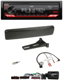 Автомагнитола JVC Bluetooth USB DAB для Ford Focus/Mondeo, черная