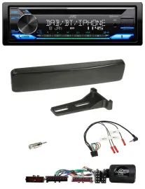 JVC Bluetooth Lenkrad USB DAB CD Autoradio für Ford Focus Mondeo schwarz