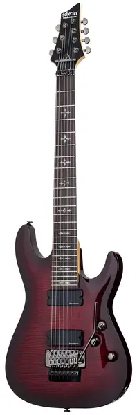 Электрогитара Schecter Demon-7 Floyd Rose Crimson Red Burst