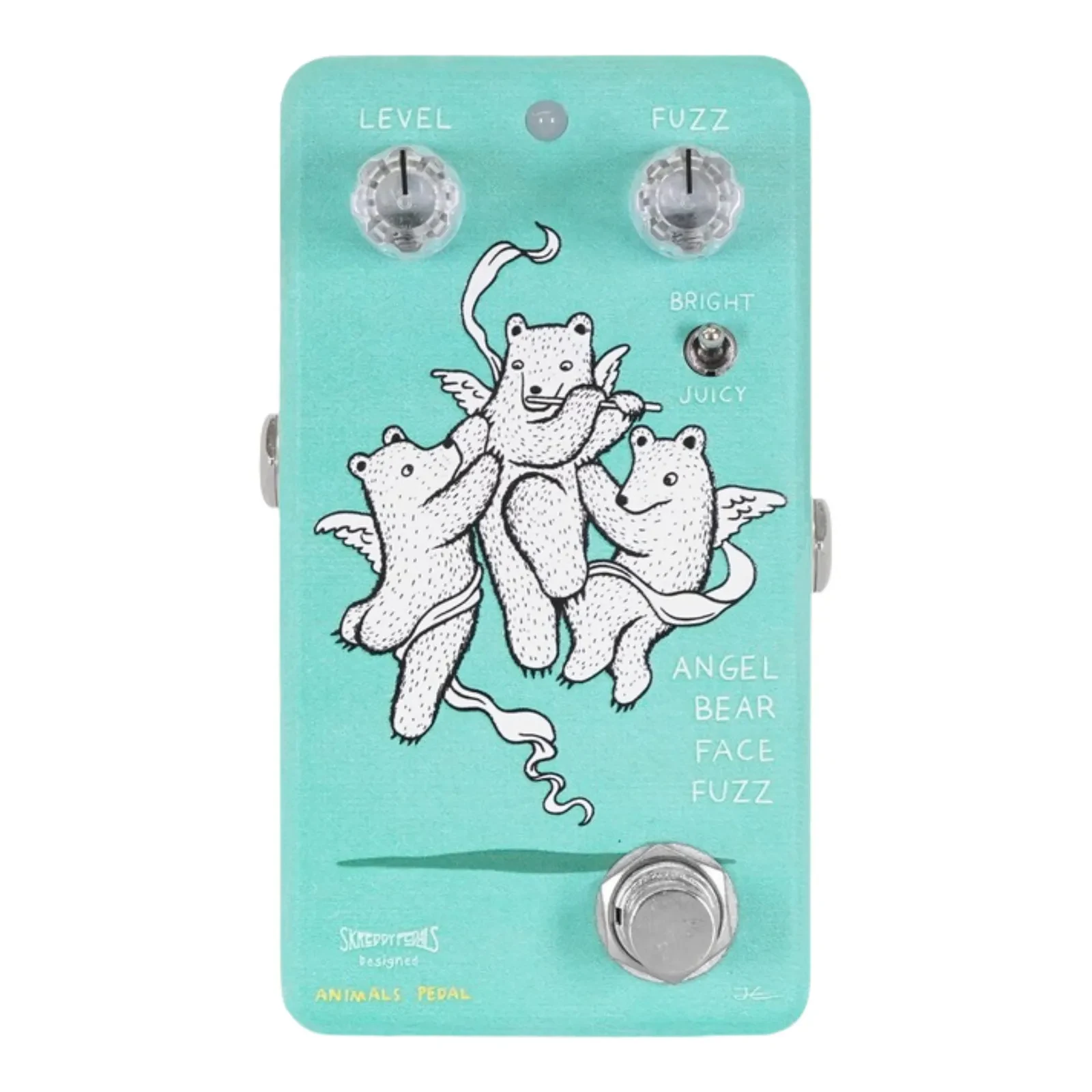 Animals Pedal Angel Bear Face Fuzz Effects Pedal