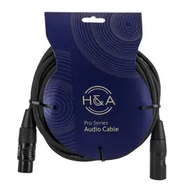 Микрофонный кабель H&A Platinum Pro Quad 4.5 м