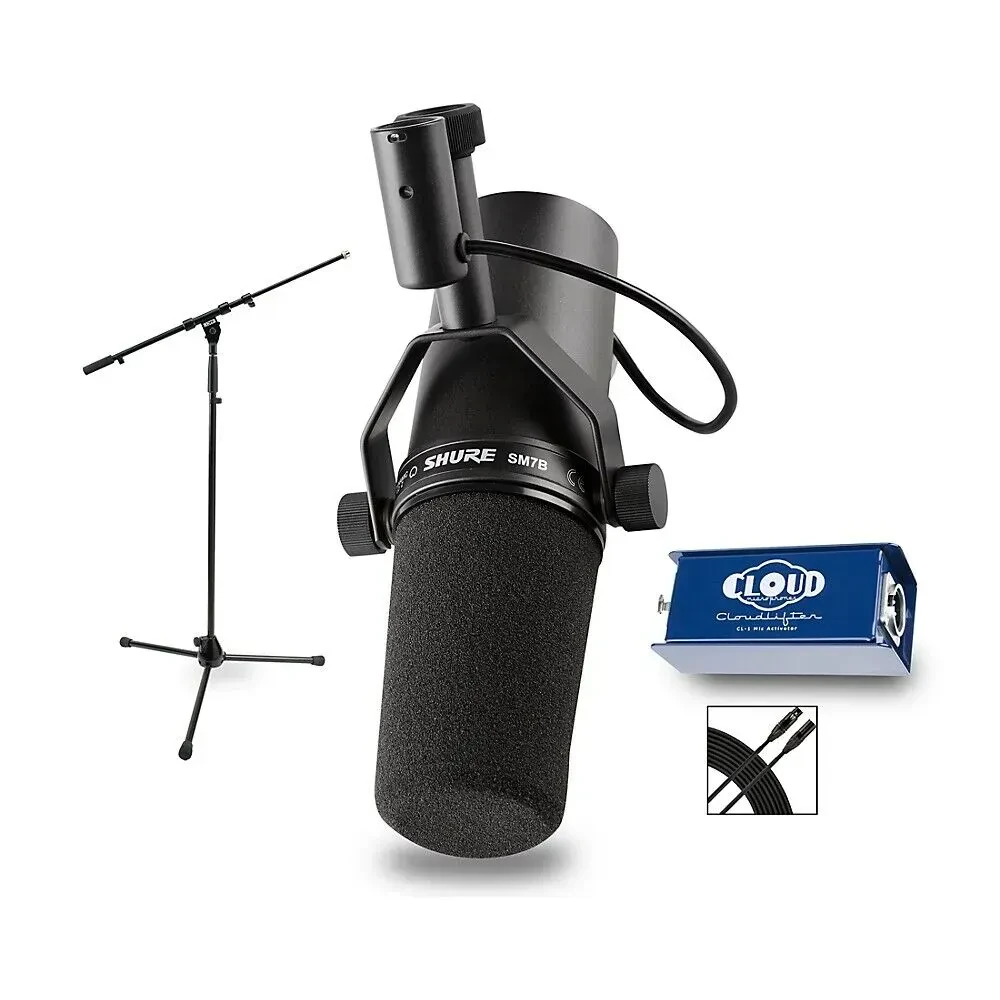 Микрофон Shure SM7B + Cloudlifter CL-1 (набор) с аксессуарами