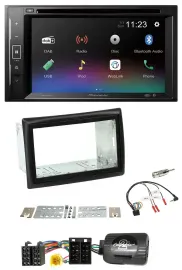 Pioneer Bluetooth Lenkrad USB 2DIN DAB DVD Autoradio für Renault Megane II 2005-