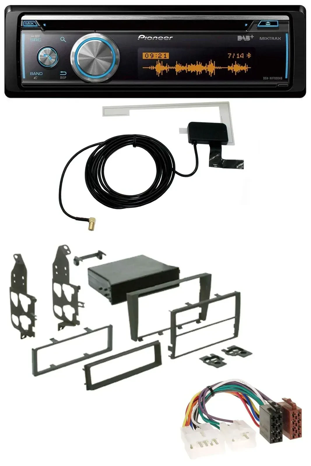 Автомагнитола для Lexus IS 300 (XE1, 2001–2005) Pioneer Bluetooth, DAB, MP3, USB, CD