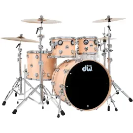 Ударная установка акустическая DW Collector's Series SSC (набор, 4 шт.) 22" бас-барабан, тома 8" x 10" и 9" x 12", напольный том 14" x 16", Natural Satin Oil
