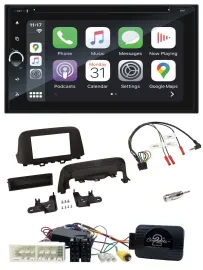 Blaupunkt 2DIN Bluetooth DAB USB DVD Lenkrad Autoradio für Hyundai Kona ab 2013