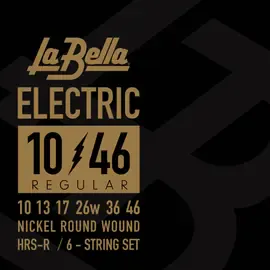 Струны для электрогитары La Bella HRS-R Nickel Electric 10-46
