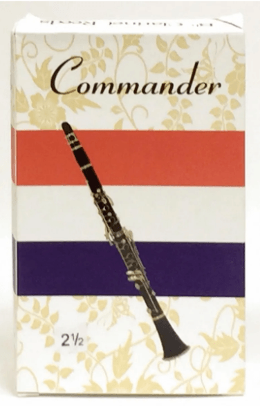 COMMANDER Трость для кларнета CR1021 (№2-1/2) 10 шт в упаковке