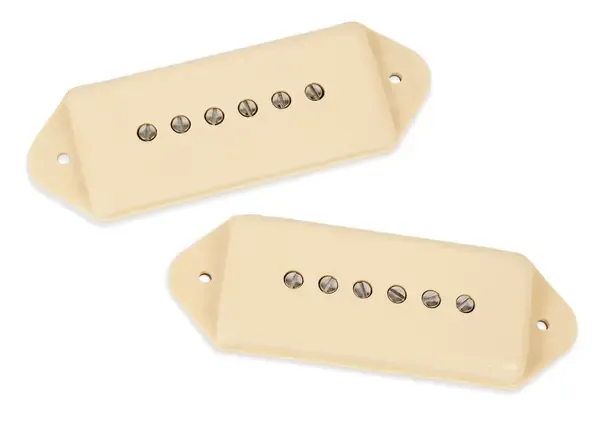 Комплект звукоснимателей для электрогитары Seymour Duncan Hot P90 Silencer Dog Ear Cream