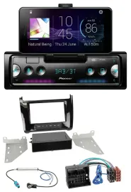 Pioneer USB MP3 Bluetooth DAB Autoradio für VW Polo (ab 14) - piano-schwarz