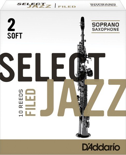 Трость для саксофона сопрано Rico Select Jazz RSF10SSX2S
