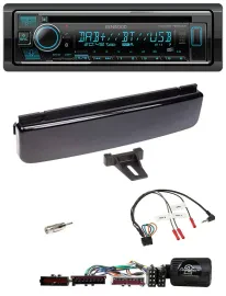 Автомагнитола для Ford Mondeo/Focus Kenwood Bluetooth DAB USB CD, черный глянец (piano black)