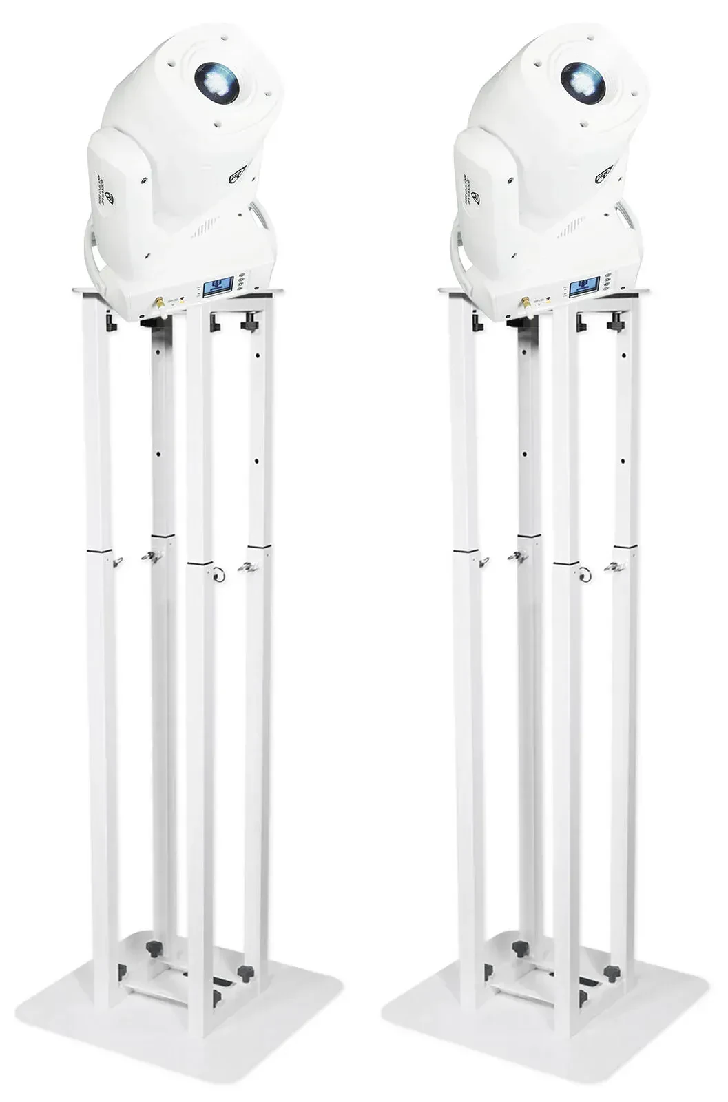 Прибор с полным движением Rockville ROCK SPOT 260W White со стойкой (пара)