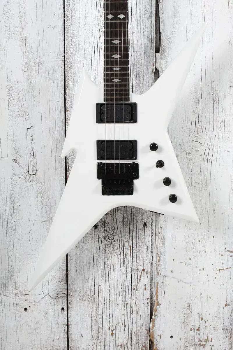 BC Rich Ironbird MK1 Legacy with Floyd Rose Electric Guitar Pearl White